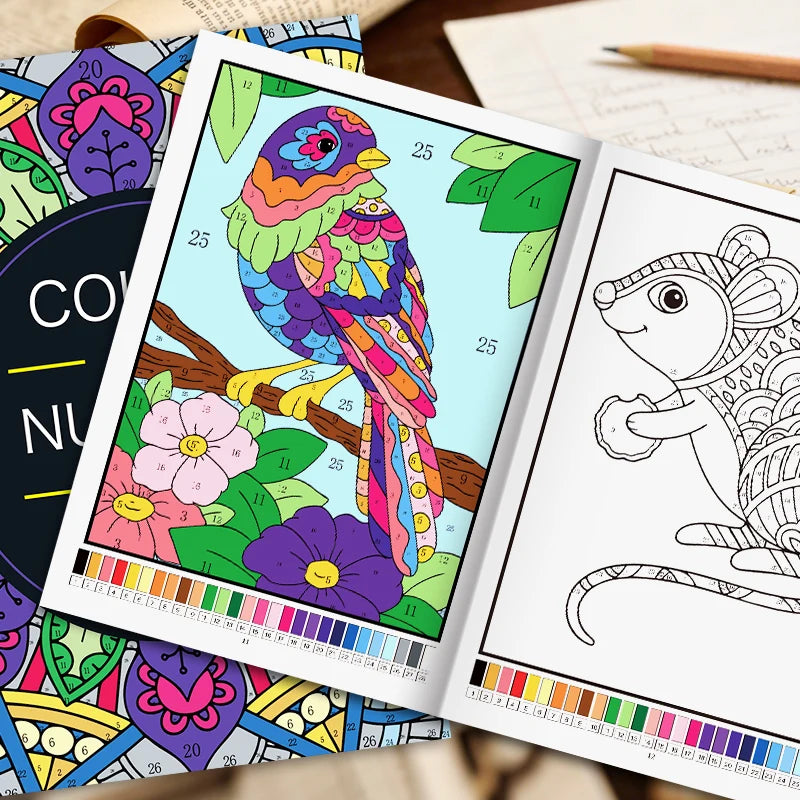 Color by Number Coloring Book for Adults: 20+ Pages of Fun & Calming Designs