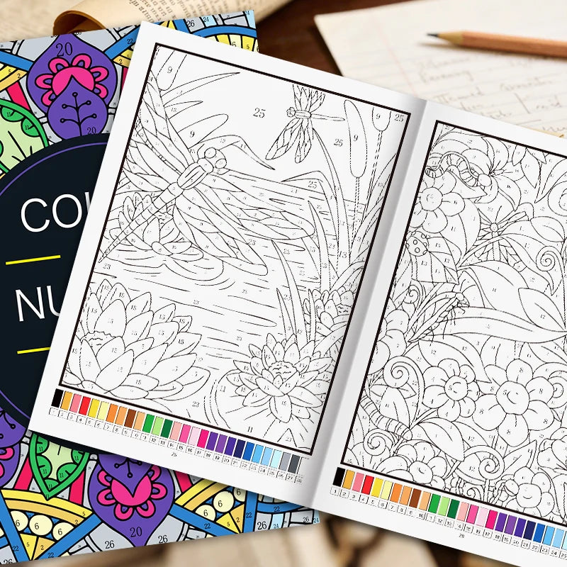 Color by Number Coloring Book for Adults: 20+ Pages of Fun & Calming Designs