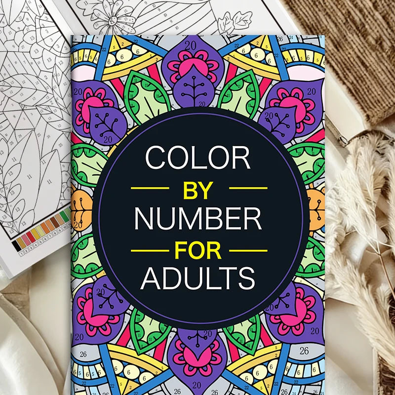 Color by Number Coloring Book for Adults: 20+ Pages of Fun & Calming Designs