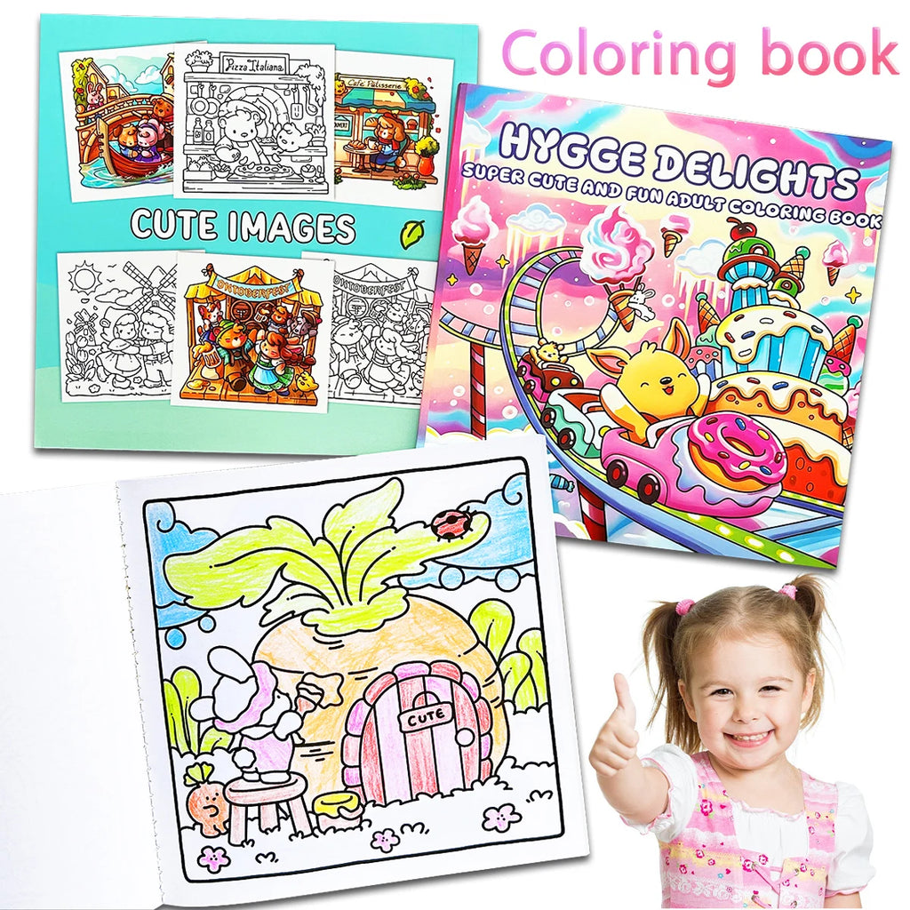 A collection of best-selling adult coloring books | Covering diverse themes such as European and Japanese styles
