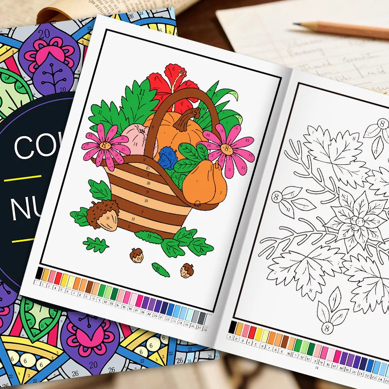 Color by Number Coloring Book for Adults: 20+ Pages of Fun & Calming Designs