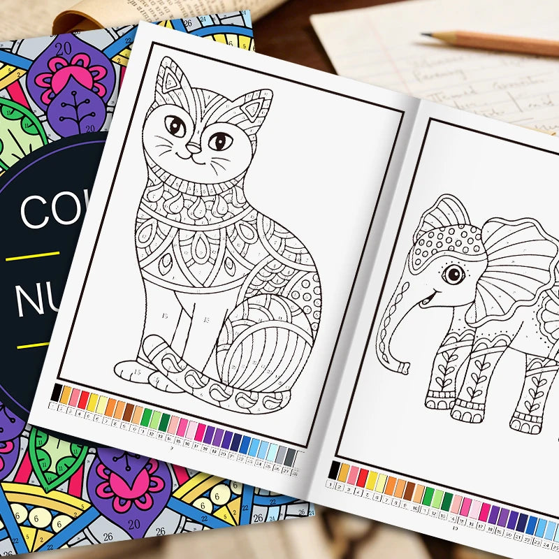 Color by Number Coloring Book for Adults: 20+ Pages of Fun & Calming Designs