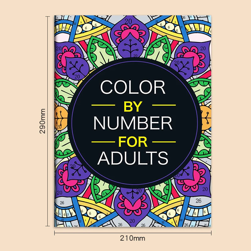 Color by Number Coloring Book for Adults: 20+ Pages of Fun & Calming Designs