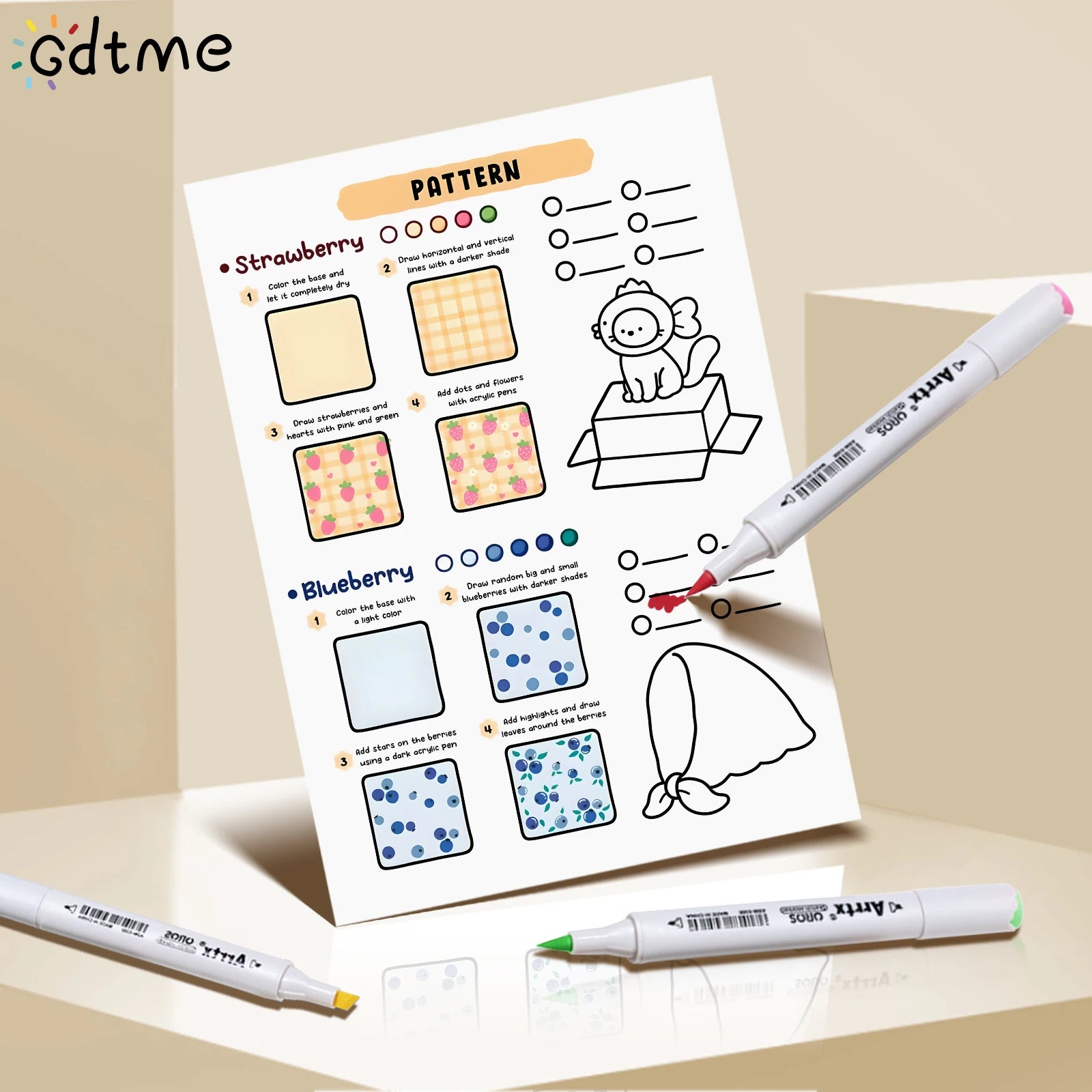 Adult DIY Coloring Book Bold Simple Styles Home Leisure Relaxing Stress Relief Parent Child Interaction Creativity Improving